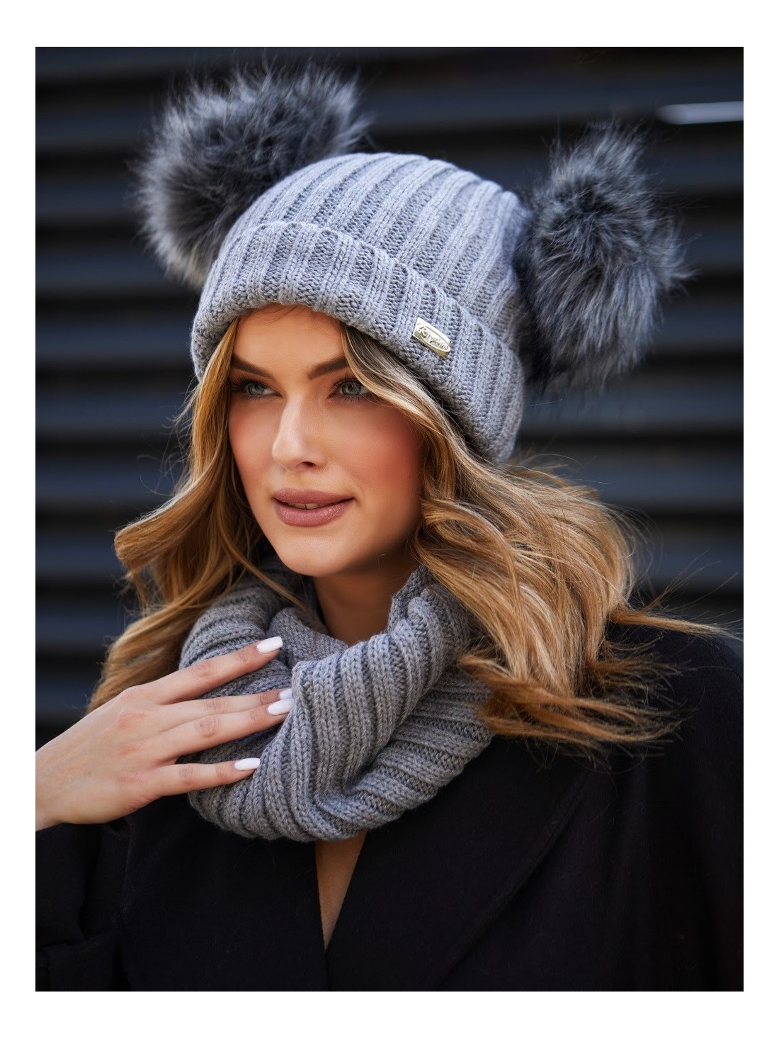 Dark gray winter set C18 - Online store - Boutique